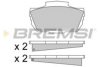 BREMSI BP2030 Brake Pad Set, disc brake